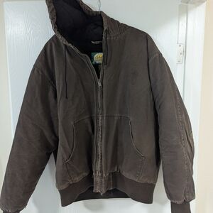Cabela's Men's Brown Hooded Jacket